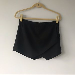 Sophie Rue Black Asymmetrical Skort